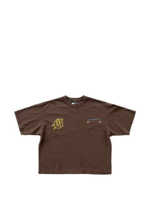 GODSPEED Biker Nation graphic-print T-shirt Brown XZ4HT97S