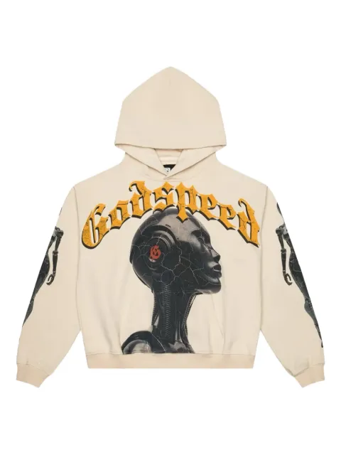GODSPEED Alexa graphic hoodie Neutrals EW04YT9D