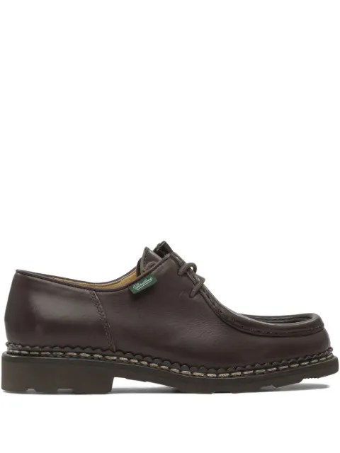 Paraboot leather lace-up loafers Brown 721213MARRONLISCAFE