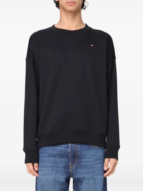 Diesel logo-embroidered sweatshirt Black A149420GRAC