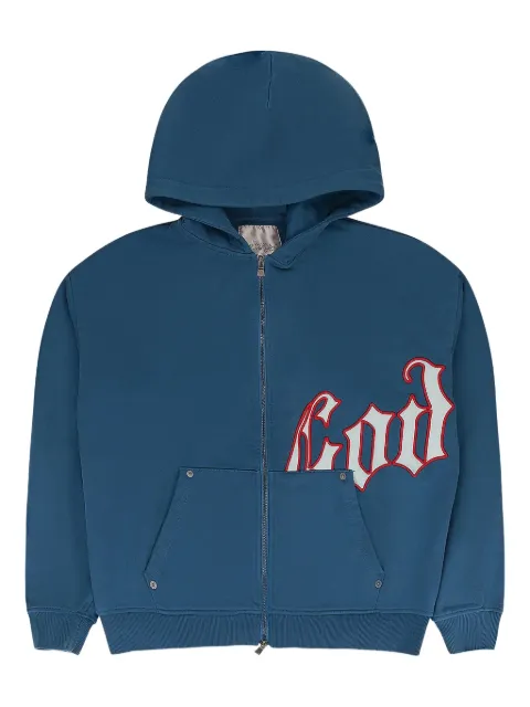 GODSPEED OG Logo V2 hooded sweater Blue E2V1MY17