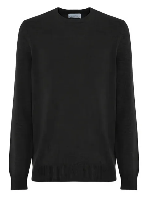 Malo crew-neck long-sleeve sweater Black UXA384F1K02