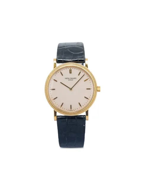 Patek Philippe Pre-Owned Calatrava 39mm White 3992J