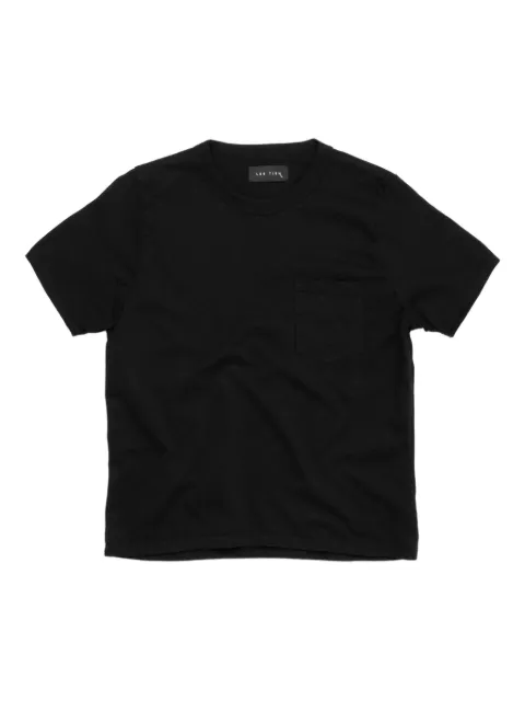 Les Tien chest-pocket cotton T-shirt Black HV2089