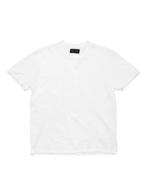 Les Tien binded-neck cotton T-shirt White CJ2082
