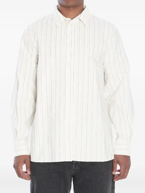 Saint Laurent striped cotton shirt Neutrals 848033Y7K19