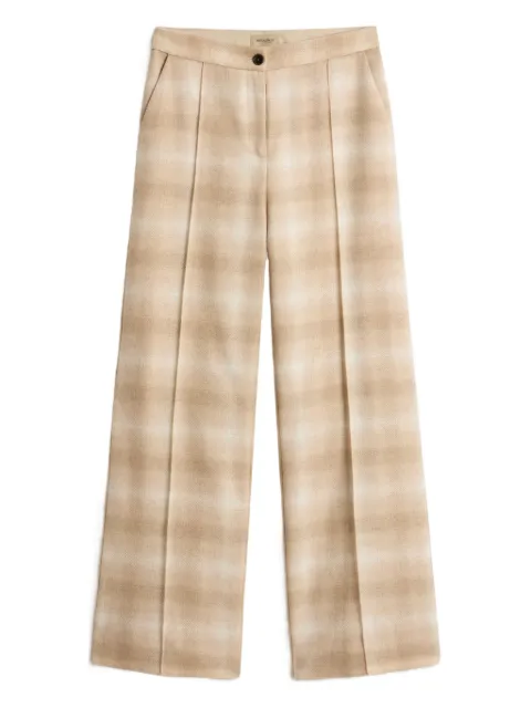Woolrich plaid trousers Neutrals CFWWTR2012FRUT5008