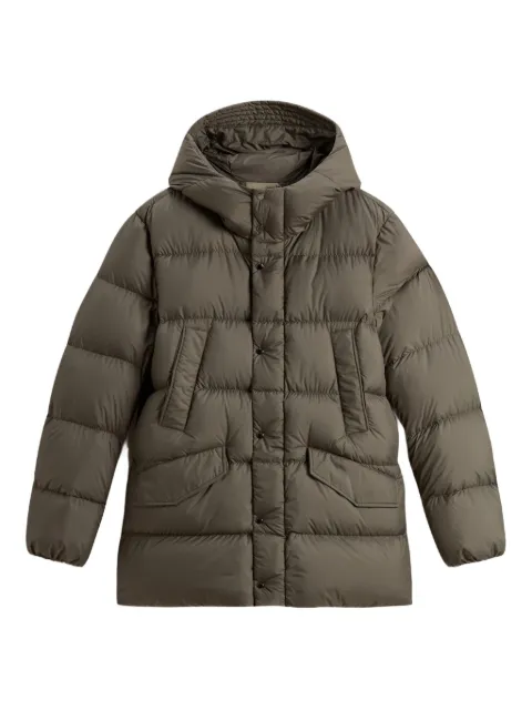 Woolrich hooded quilted parka Green CFWOOU2087MRUT2635