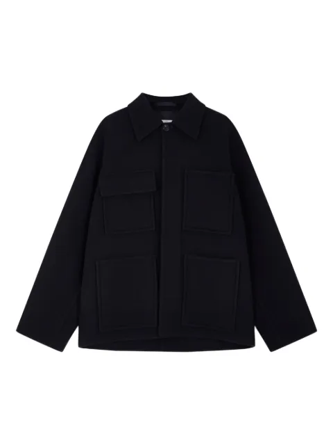 Jil Sander single-breasted coat Blue J22SW0066J40006401
