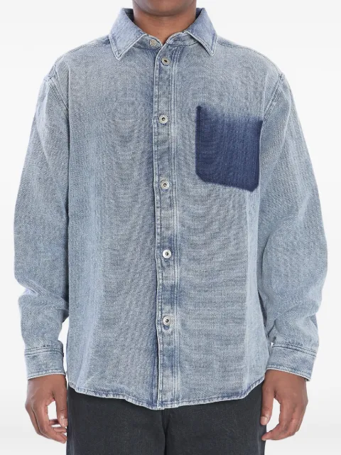 LOEWE long-sleeve denim shirt Blue H526Y1DW17