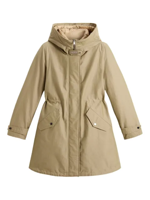 Woolrich Authentic parka coat Neutrals CFWWOU1105FRUT0001