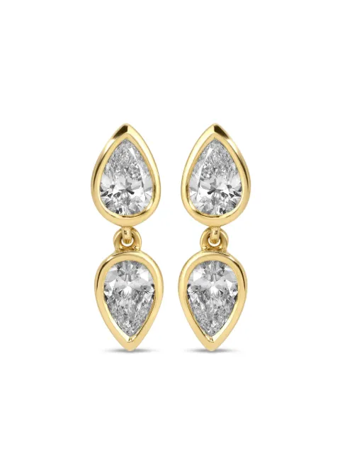 Anita Ko 18CT yellow gold Elodie diamond earrings Gold AKEBELSYG