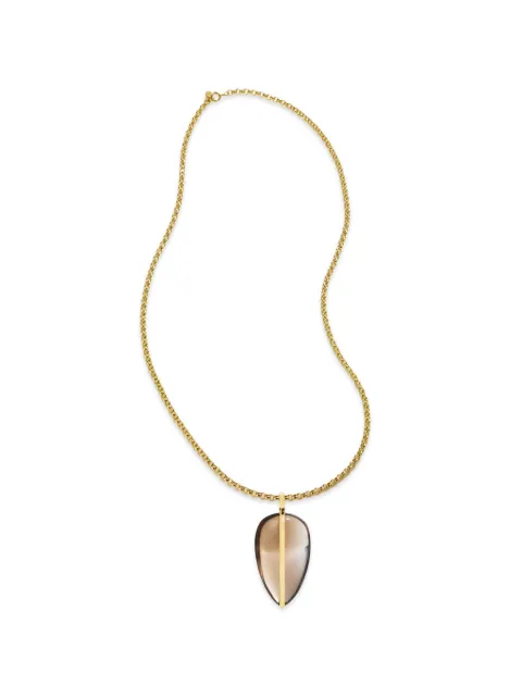 By Pariah XL quartz and diamond chain necklace Gold BPSS24NE03BPPS24PE