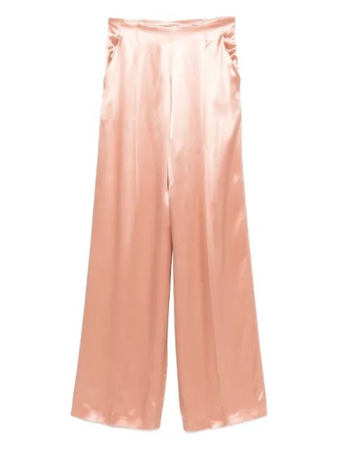 Alberta Ferretti satin trousers Pink 03096627