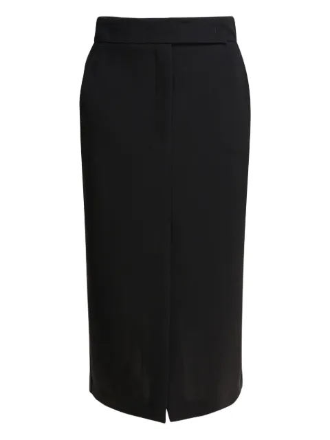 Semper double-slit midi skirt Black 3565B2531019NERO