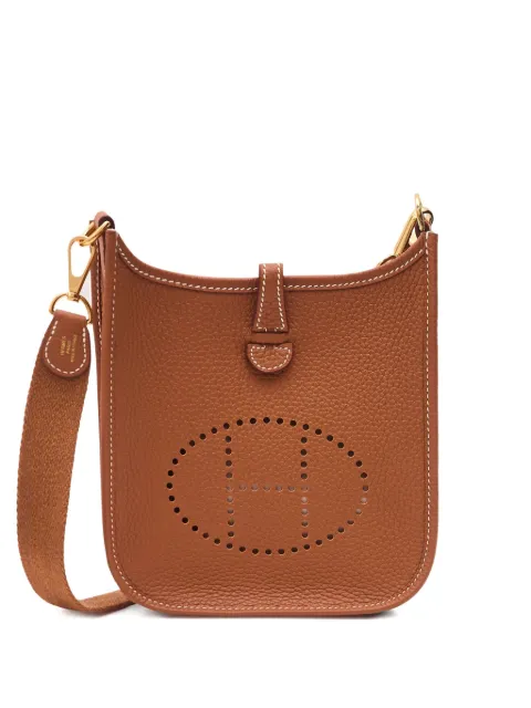 Hermès Pre-Owned 2025 Evelyne TPM leather bag Brown DPMR8777