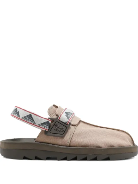 Reebok slingback geometric-pattern trainers Brown GW2811