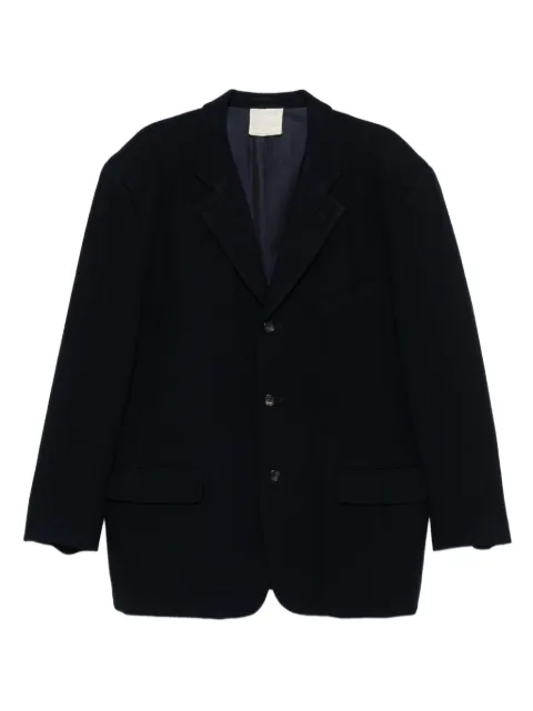 Comme Des Garçons Pre-Owned 1990s three-button wool jacket Blue CG600RR