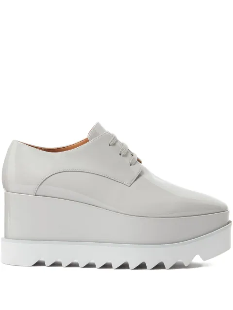 Stella McCartney lace-up platform derby shoes Grey 810479AP0AP0