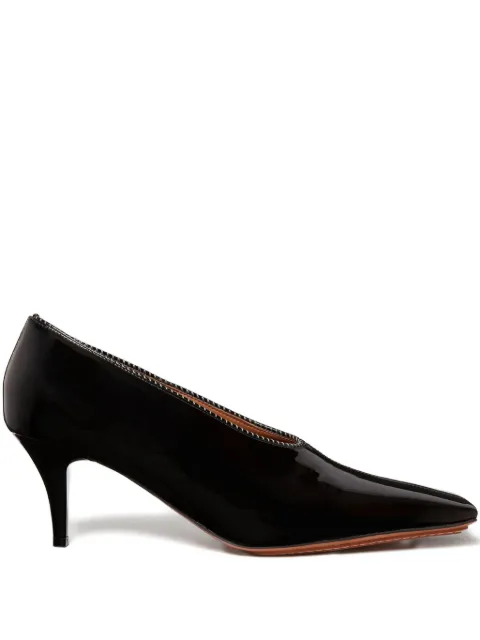 Stella McCartney pointed-toe kitten-heel pumps Black 810582AP0AP0