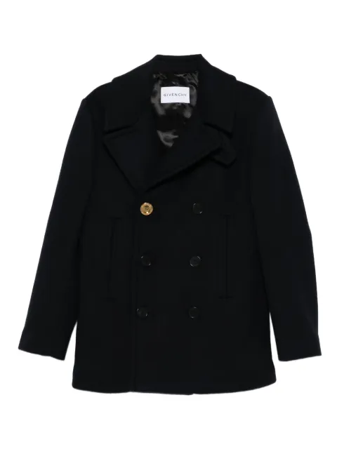 Givenchy double-breasted wool peacoat Blue BM01CU1640