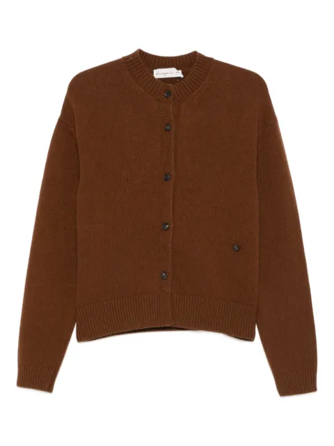 Phisique Du Role button-front wool cardigan Brown 25W267