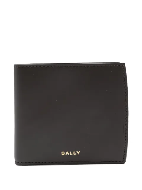 Bally Deco logo-plaque leather wallet Brown MLW06HVT199