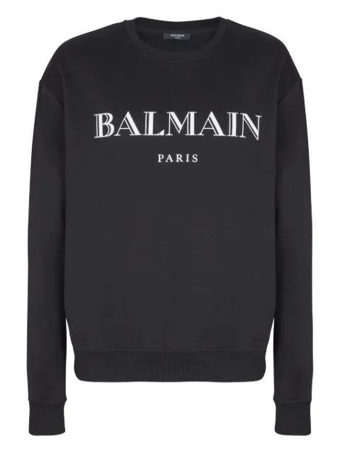 Balmain printed Balmain sweatshirt Black FH2JQ120BD28