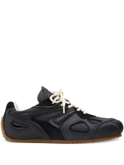 Axel Arigato leather panelled lace-up sneakers Black F3534001