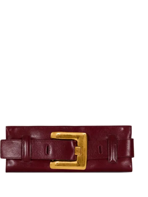 Balmain Anthem clutch bag Red FN0LB024LVGX