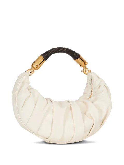 Balmain medium Ébène bag in calfskin leather White FN0BT028LVGX