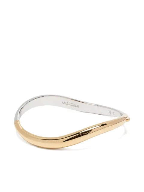 Missoma Savi Signature hinged bangle Gold SA25GSB3NSA