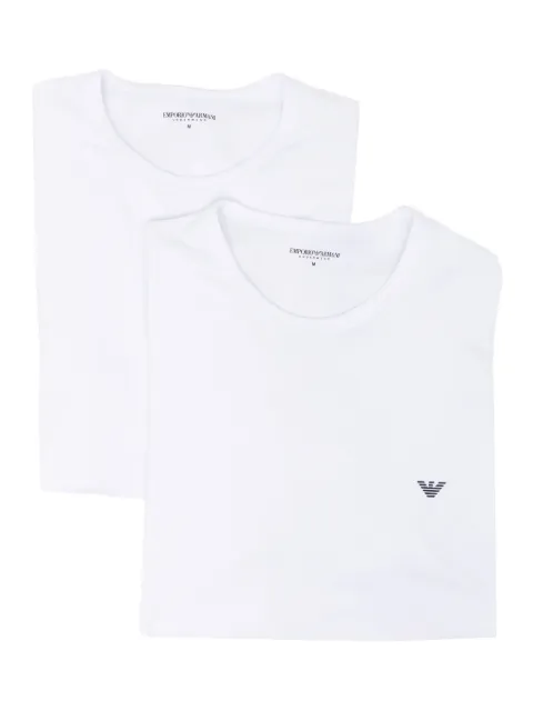 Emporio Armani logo-print T-shirt (set of two) White EM000391AF1413