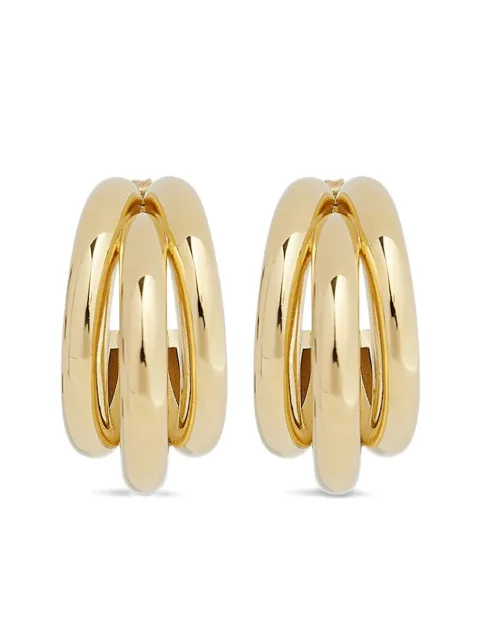 Rabanne triple-hoop earrings set Gold 25HBB0454MET807