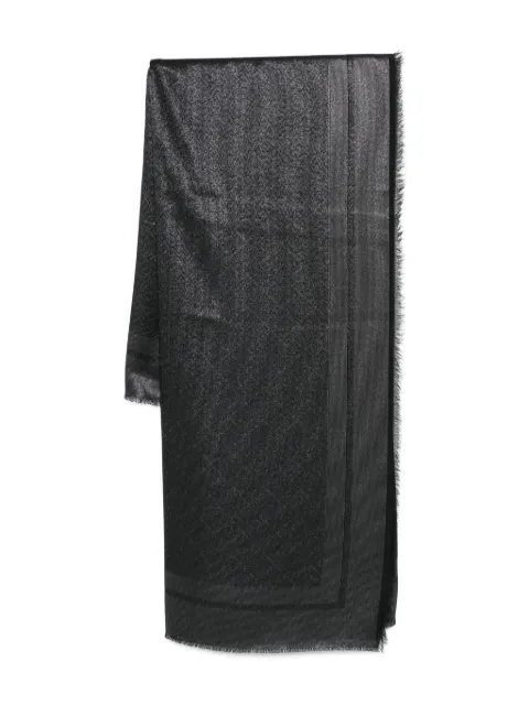 Elisabetta Franchi frayed-edge scarf Black SC12F56E2