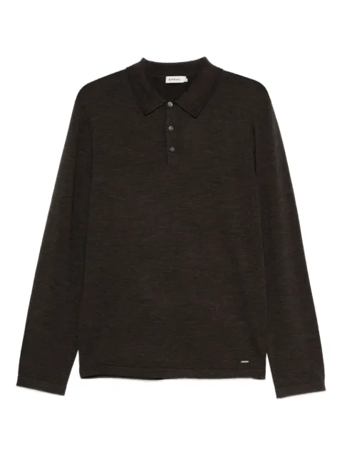 SIMKHAI wool polo shirt Brown 5252016CHCLTMLNG