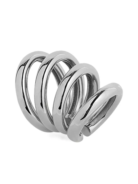 Rabanne multi-ring earcuff Silver 25HBB0452MET809