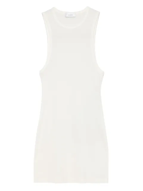 WARDROBE.NYC Racer ribbed tank top White W1132R21CO