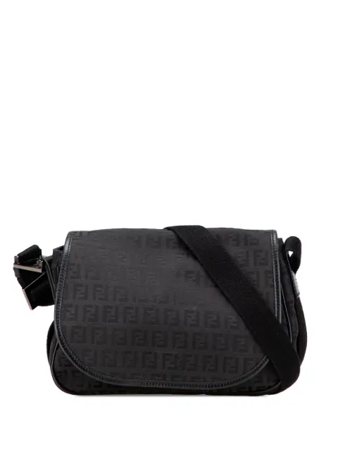 Fendi Pre-Owned 2000-2010 Zucchino Canvas crossbody bag Black 3M4LRH99BC8R4B5L