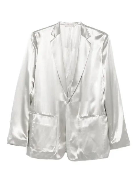 Alberta Ferretti single-breasted jacket Grey A05086627