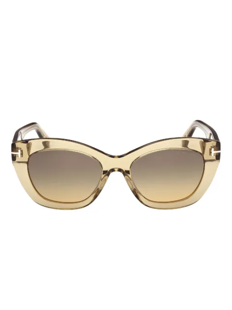 TOM FORD Eyewear cat-eye sunglasses Neutrals FT1285
