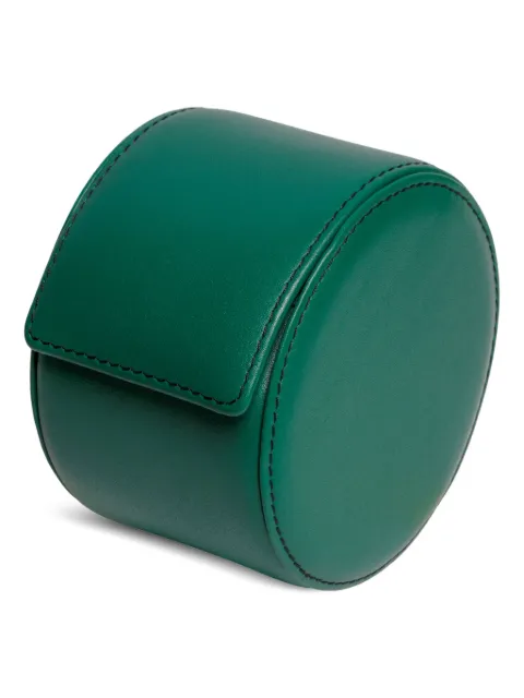 Kross Studio leather cylindrical watch case Green WRKSCRGR22