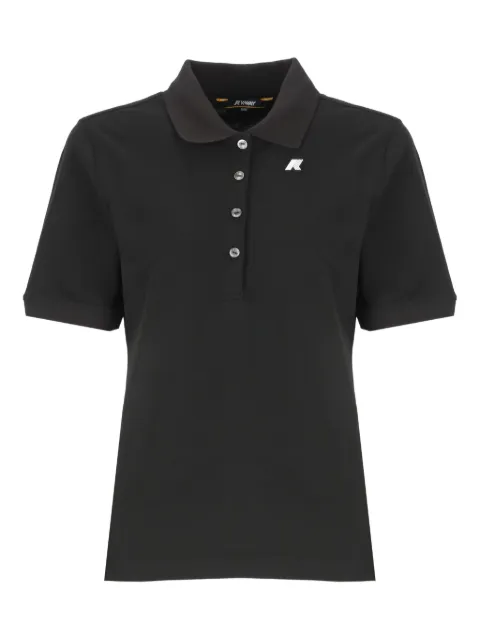 K-Way Ali short-sleeve polo shirt Black K8127YW