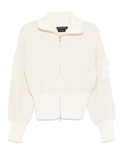 Canada Goose zip-front cardigan Neutrals 9201W