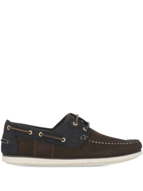 Barbour leather lace-up loafers Brown MFO0684