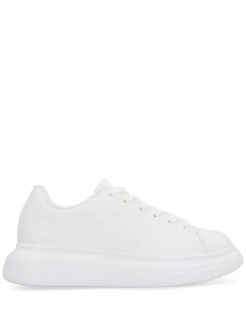 Just Cavalli debossed-logo platform sneakers White 78RA3SB6ZSC31