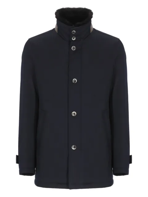 Herno virgin wool coat Blue IM000369U331869
