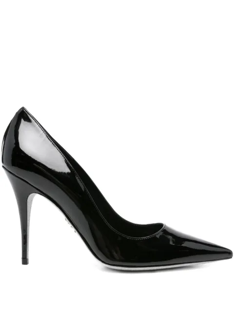 René Caovilla 100mm pointed-toe stiletto heeled pumps Black C12568100V001