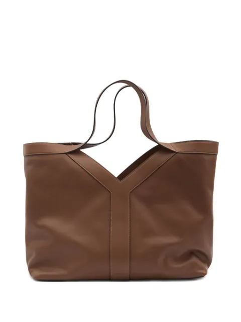 Saint Laurent large Y leather tote bag Brown 820672AAEC3