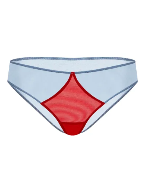 Zhilyova Asteria mesh-panel briefs Blue 211260251